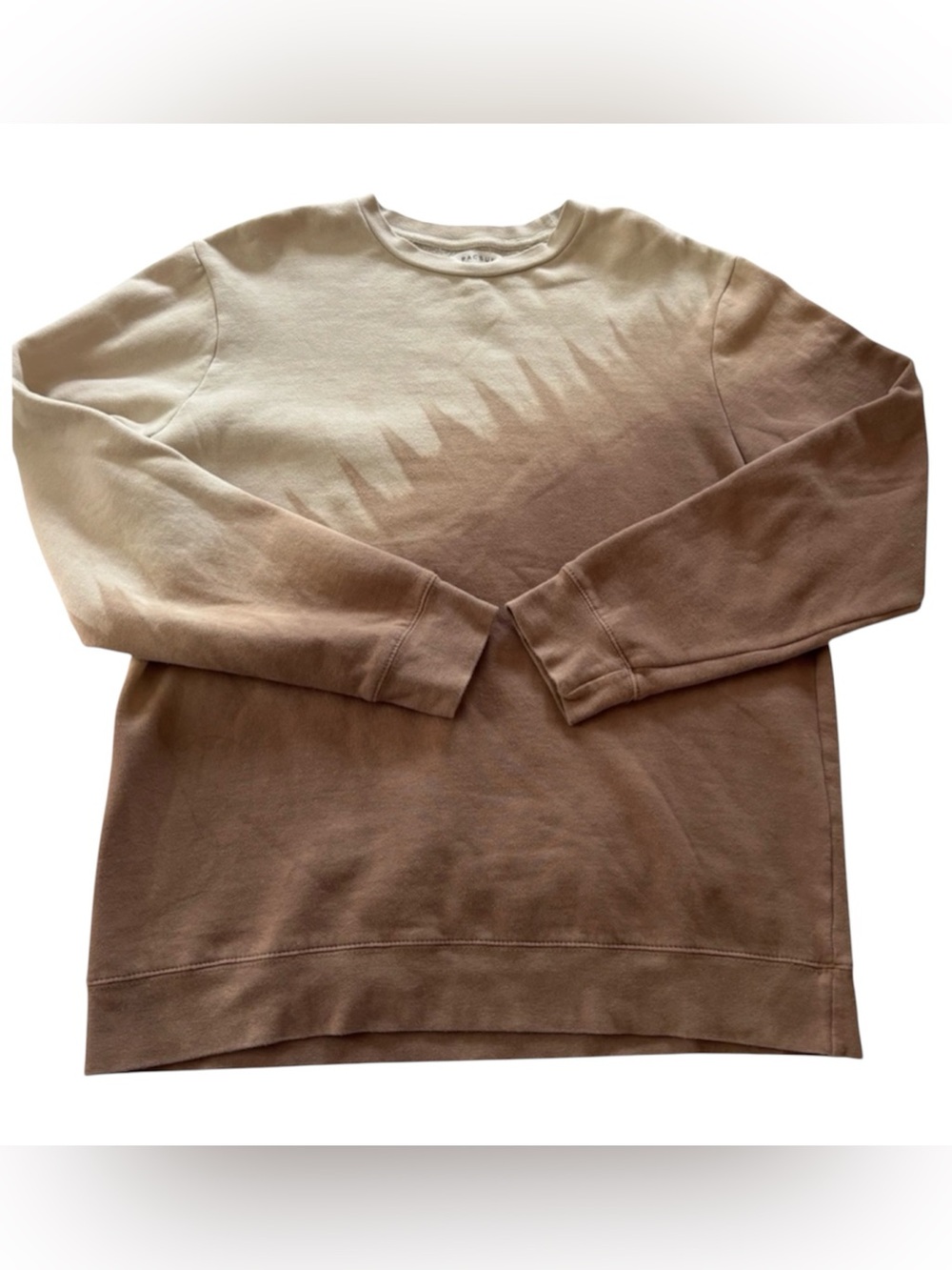 NWOT PacSun Cream Light Brown Pullover Sweatshirt SZ M